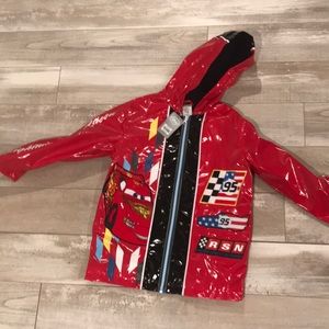 Disney raincoat from Cars movie lighting McQueen
